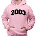 thumbnail image 2 of 2003 College Style Hoodie Sweatshirt Unisex Large Pink, 2 of 5
