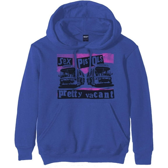 The Sex Pistols Unisex Pullover Hoodie Sweatshirt Pretty Vacant Coaches (Small)