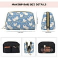 thumbnail image 5 of Picia Funny Chicken Print Leather Makeup Bag Make Up Bag Travel Toiletry Bag for Her Girlfriend Teacher Teen Girl Gifts, 5 of 8