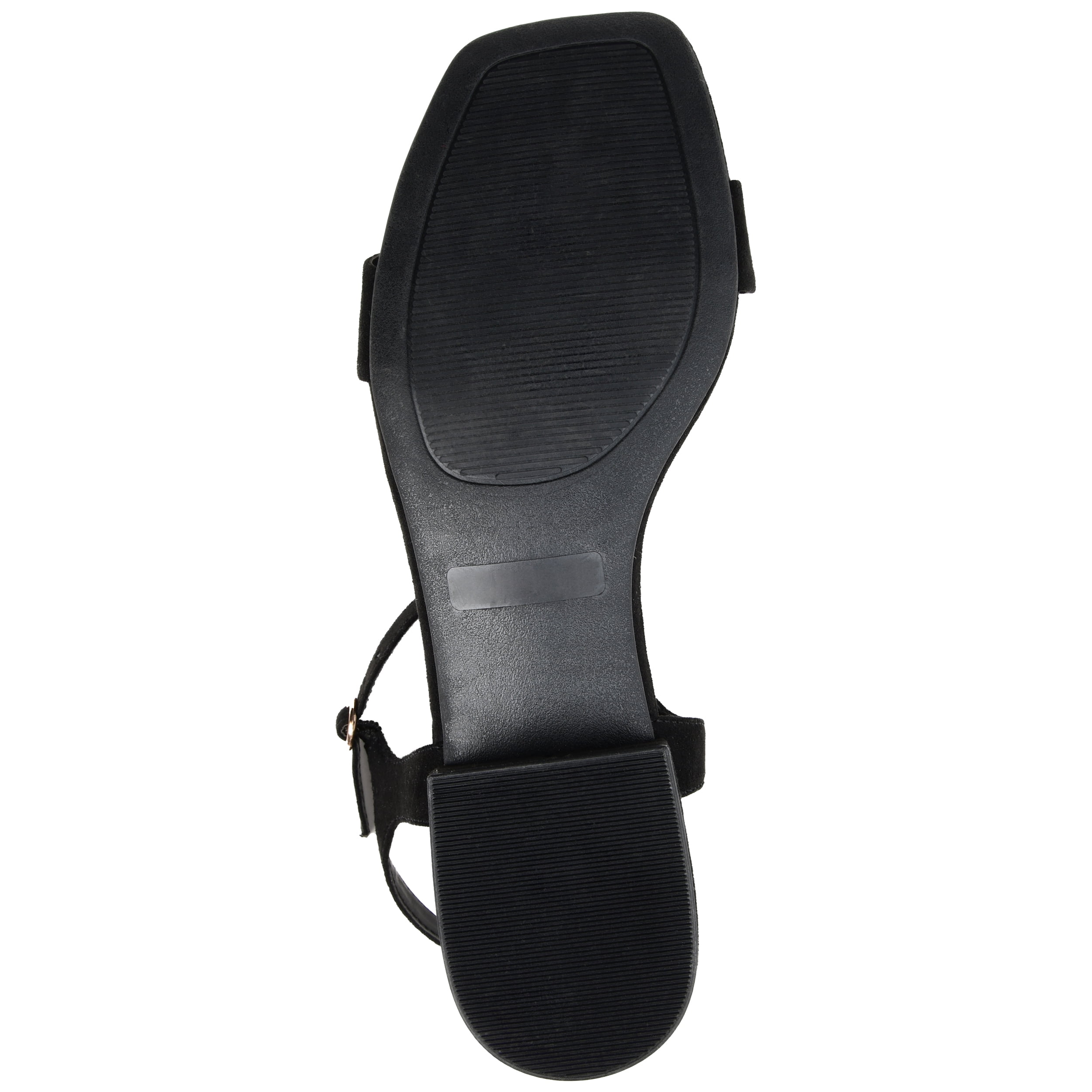 Journee Womens Beyla Open Square Toe Flat Sandals