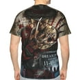 thumbnail image 2 of Horror Freddy Krueger Shirt 3d Printed T Shirt Crewneck Short Sleeve Top Tees For Mens, 2 of 8