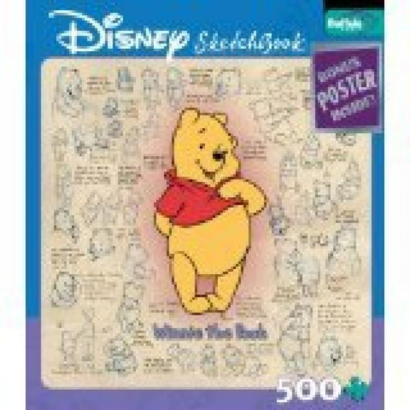 Disney Sketchbook: Winnie the Pooh 500 piece puzzle