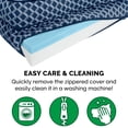 thumbnail image 6 of FurHaven Pet Products Plush & Decor Comfy Couch Cooling Gel Top Short Sided Sofa Pet Bed for Dogs & Cats - Diamond Blue, Jumbo, 6 of 13
