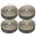 thumbnail image 3 of Rhinestone Iron On Patch 4 Set Decorative Applique For Bridal Dress Belt 90X1.3Cm Workmanship Iron-On Functionality, 3 of 4