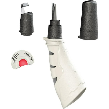 FOXPRO Mr. Mouthy Predator Hand Call with Horn Howler 1 Open Reed Howler 1 Double Reed Coyote Diaphragm and 1 Later Mouthpiece Howler