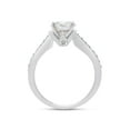 thumbnail image 4 of 1 4/9 ct. t.w Center 7MM Round Cut Lab Created Moissanite Diamond Solitaire Engagement Ring For Women In 10K Solid White Gold (G-H Color, VVS1 Clarity, 1.45 Cttw)-9, 4 of 7