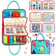thumbnail image 3 of Montessori Busy Board: Sensory Toys To Develop Fine Motor Skills In Toddlers & Preschoolers Christmas And Halloween Gift, 3 of 5