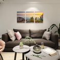 thumbnail image 6 of Wall Art For Living room beach sunset landscape Wall Decor for artwork Painting 12" x 16" 3 Pieces Canvas Prints For bedroom Decor Modern Salon kitchen office wall Painting Home decorations, 6 of 6