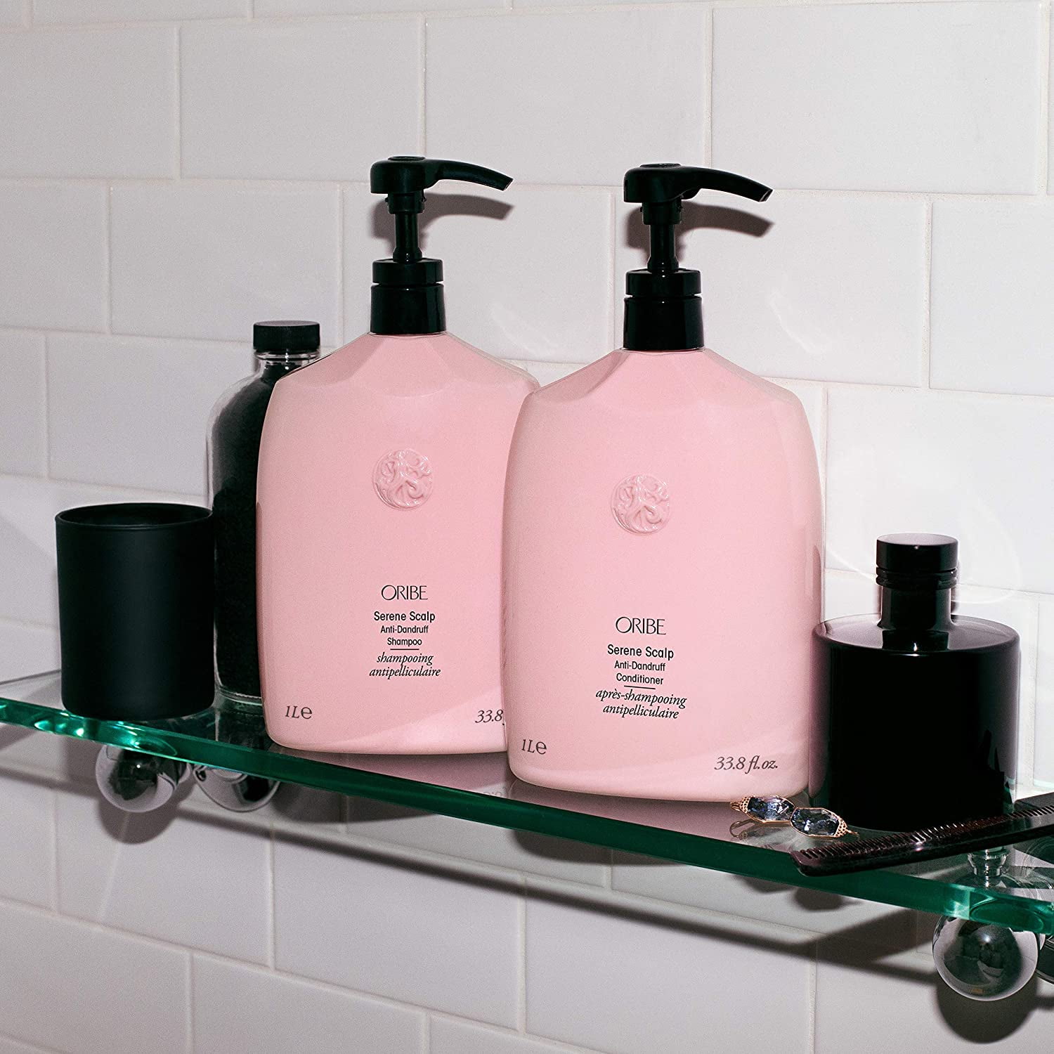 Oribe Serene Scalp Anti Dandruff Shampoo & Conditioner 33.8oz/1Liter