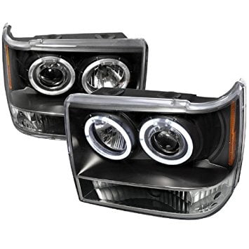Jeep Grand Cherokee 1993 1994 1995 1996 1997 1998 Led Halo Projector Jeep Grand Cherokee 1993 1994 1995 1996 1997 1998 Led Halo Projector Headlights Black