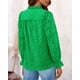 thumbnail image 2 of Blusa de Mujer PRETTYGARDEN Verde Manga Larga con Encaje Talla M, 2 of 6