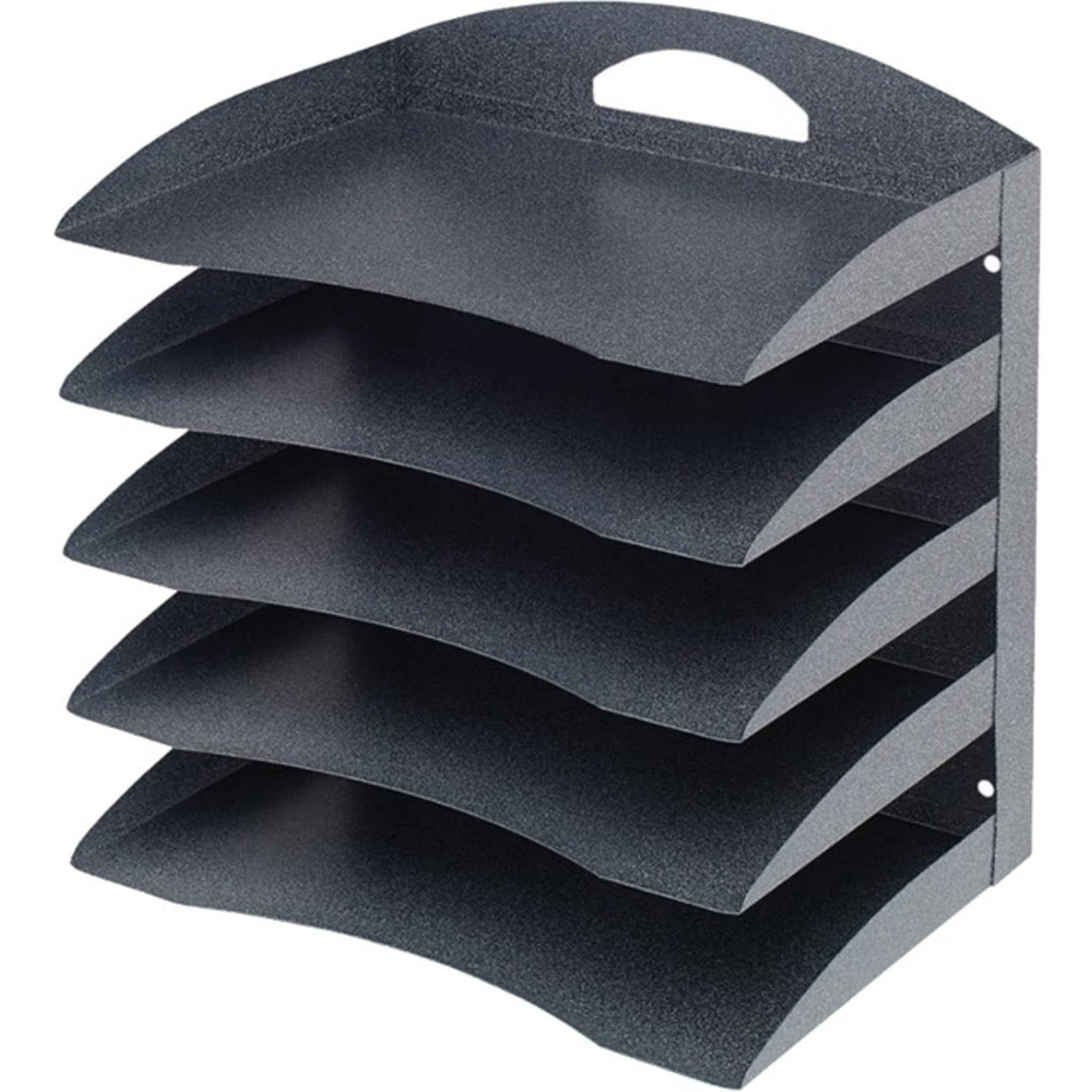 Office Depot 58% Recycled 5-Tier Horizontal Desk Organizer, Letter Size, Granite, OD5HA3