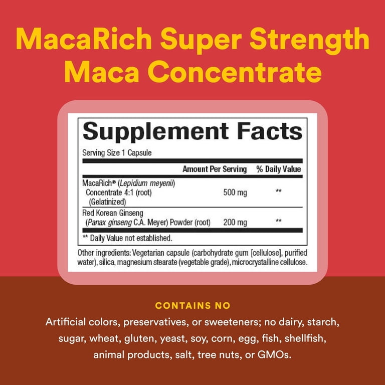 maca contains glutathione Natural Factors MacaRich, Super Strength Power Maca, Superfruit Antioxidant Supplement with Ginseng, 90 Capsules Cholecystokinin upregulation in mPFC