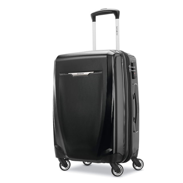 Equipaje de mano duro Samsonite Winfield 3 DLX, 20 pulgadas, negro
