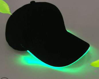 baseball hat light