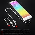 thumbnail image 5 of Luz COOLMOON AOSOR AL200 DIY 5V ARGB 56 LED Barra flexible para tarjeta gráfica 8P FLhrweasw Nuevo, 5 of 5