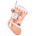 thumbnail image 1 of Christmas Stocking 3D Festive Decorative Cute Xmas Hanging Sock Holiday Stocking, 1 of 10