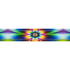 Country Brook Design® 1 inch Tie Dye Flowers Reflective Polyester Webbing, 20 Yards