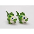 thumbnail image 2 of Ceramic Fish Salt and Pepper Shakers Green 4in St Patricks Day, 2 of 3
