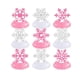 thumbnail image 1 of 9 centros de mesa de nido de abeja con forma de copos de nieve: decoraciones 3D para el invierno rosa, 1 of 8