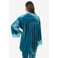 thumbnail image 2 of Roaman's Women's Plus Size Velour Embroidered wrap, 2 of 3