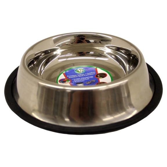 Indipets Stainless Steel No-Tip Dog Bowl 16 OZ