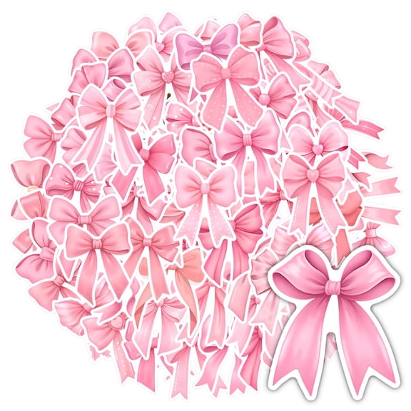 35pcs-50pcs Cute Stickers Pink Stationery Stickers Cherry DIY Stickers Children Stickers for Phone Laptop Suitcase