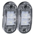 thumbnail image 3 of Indicateur Led Queue 10-30V 2LED Feu de Signalisation Haute Luminosité pour Voitures Camions Remorques RVsWhite, 3 of 8
