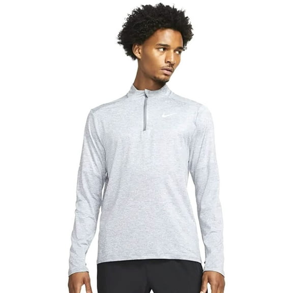 Nike Dri-FIT Element Mens 1/4-Zip Running Top X-Large Smoke Grey/Grey Fog