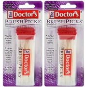 The Doctors Brush Picks To Remove Plaque And Food Particles - 120 Ea, 2 Pack
