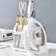 thumbnail image 5 of Multifunctional Kitchen Storage Rack Kitchen Countertop Cutting Board Pot Cover Chopsticks Forks Spoons Holder Pearl White, 5 of 5