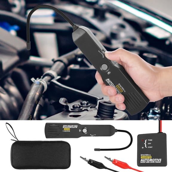 Electrical Short Open Finder for Em415pro Professional Wire Break Finder Automotive Circuit Tester Cable Fault Locator DC 6-42V Adjustable Circuit Breaker Finder Tool for Cars Trucks