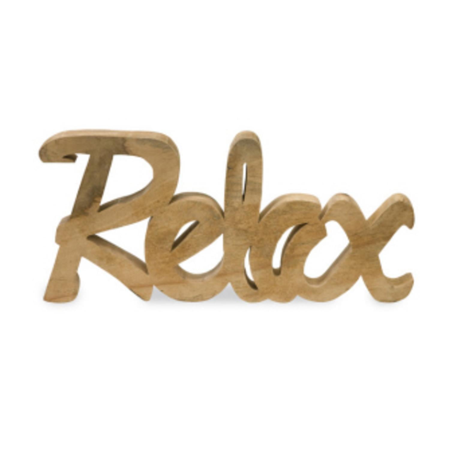 25 5 Hand Carved Wooden Letter Message Relax Table Top Decorative 25 5 Hand Carved Wooden Letter Message Relax Table Top Decorative Sign Com