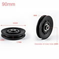 thumbnail image 2 of Sportact Fitness,60/70/88/90/95mm Gym Equipment Part Nylon Bearing Pulley for Strength Equipment,Cardio Equipment, 2 of 12