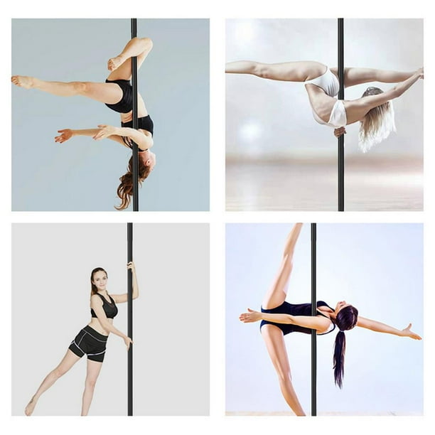 Spinning Dance Stripper Pole Kit For Home Fitness And Professional Dancing Adjustable Height And Removable Static Base Dance Pole Spinning Dance Stripper Pole Kit For Home Fitness And Professional Dancing Adjustable Height And Removable Static Base Dance Pole