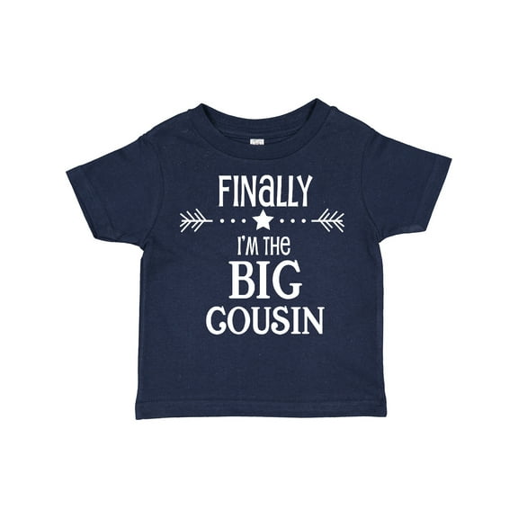 Inktastic Finally I'm the Big Cousin Boys or Girls Toddler T-Shirt