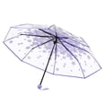 thumbnail image 1 of Transparent Clear Umbrella 3 Fold Umbrella, 1 of 5