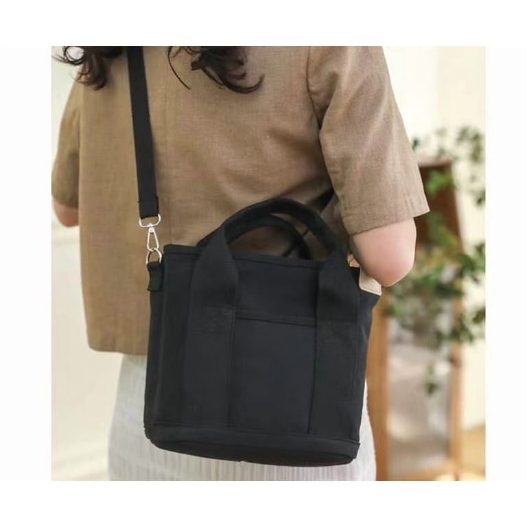 BAUAY Women's Canvas Shoulder Bag, Large Handbag, Nylon Tote