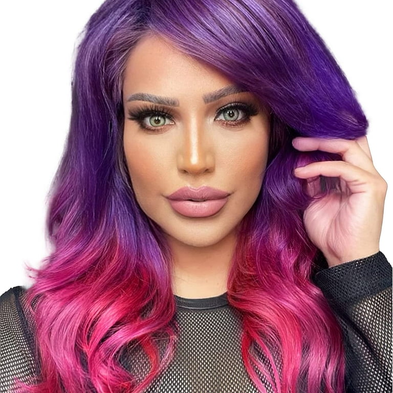 Pink purple hair dye discount