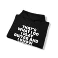 thumbnail image 4 of Guitar Player Hoodie, Gifts, Hooded Sweatshirt, 4 of 4