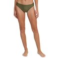 thumbnail image 2 of DKNY Women's Green Stretch Low-Rise Bikini Lined Full Coverage Classic Scoop Swimsuit Bottom L, 2 of 3