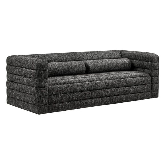 Modway Relle Channel Tufted Boucle Upholstered Sofa