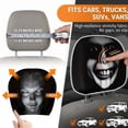 thumbnail image 4 of 2026 NEW Ghost Face Headrest Covers for Cars, 2/4PCS Scary & Funny Cartoon Car Headrest Covers, Spooky Auto Head Rest Protector with Ghost Face Mask Design(a-4pcs), 4 of 8