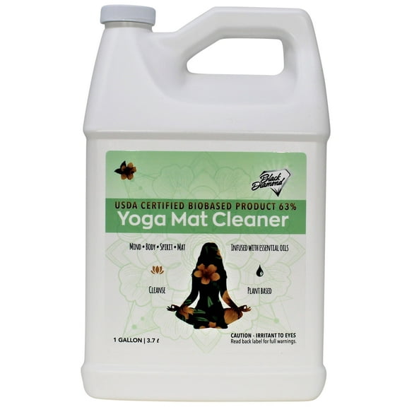 Black Diamond Stoneworks Yoga Mat Cleaner, USDA Certified BIOBASED, 1-Gallon