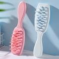 thumbnail image 3 of Tnobhg Scalp Massager Shampoo Brush Scalp Exfoliator for Dandruff Silicone Hair Scrubber for Women Men Non-slip Long Handle Hair Shower Comb Brush, 3 of 8