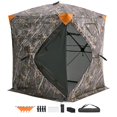thumbnail image 1 of VEVOR - Persiana de caza, toldo transparente de 270°, para 1 o 2 personas, plegable, con bolsa de transporte, portátil y resistente, malla transparente unidireccional para cazar pavos y ciervos., 1 of 9