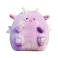 thumbnail image 3 of Adorable almohada de peluche de dinosaurio, juguetes de peluche de peluche, almohada de peluche abrazable Violeta, 3 of 9