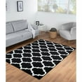 thumbnail image 3 of MDA Home Samos Black Trellis Contemporary Area Rug - 5' x 8', 3 of 14
