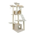 thumbnail image 2 of Armarkat Classic Real Wood Cat Tree Model B8201, 82 inch Ivory, 2 of 11
