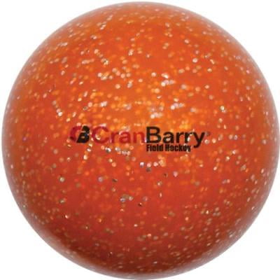 CranBarry Glitter Practice Field Hockey Ball, Orange